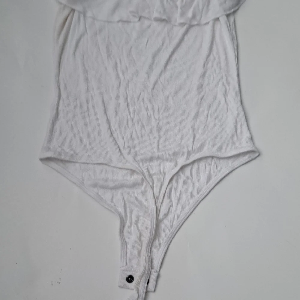 Express White Ribbed Top - Picture 3 of 8